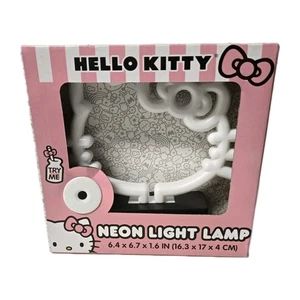 NEU Hello Kitty Neon Hot Pink Silhouette Licht Lampe Sanrio Neu im Karton  - Bild 1 von 5