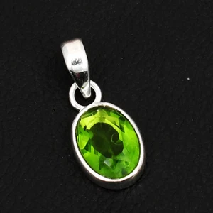 Peridot Gemstone Ethnic Handmade Pendant Jewelry New Year Gift 1.24" AP-40323 - Picture 1 of 1