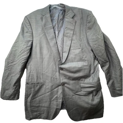 Blazer Ermenegildo Zegna Hombres 54R 100% Lana Abrigo Deportivo Chaqueta Italia Trofeo Foto 1 de 4