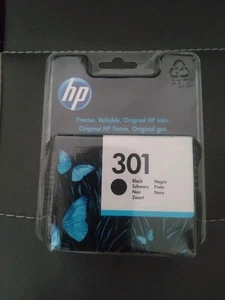 Original, HP, 301,  Black, Sep 2023, Patrone, Druckerpatrone, Abgelaufen, Neu - Bild 1 von 6