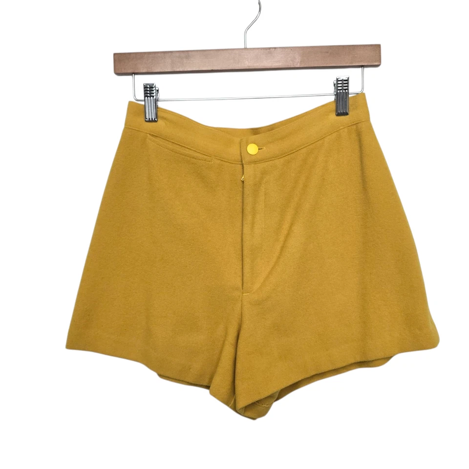 Pantalones Cortos Vintage Georges Marciano Para Mujer 8 Lana Cachemira Cintura Alta Hechos en EE. UU. 90s Foto 1 de 4