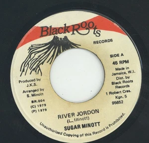 " RIVER JORDAN." sugar minott. BLACK ROOTS 7in 1979. - Picture 1 of 2