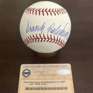 frank robinson autographed baseball Steiner Cert - Picture 1 of 4