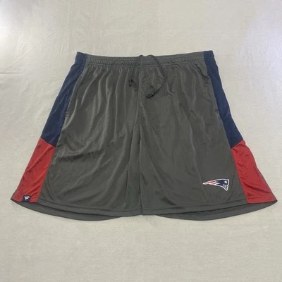 Mens Fanatics NFL New England Patriots 4XL Polyester Logo Football Shorts — 第 1/4 张图片