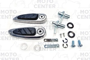 COPPIA POGGIAPIEDI COMPLETI PIAGGIO SKIPPER 4T 125 2000-2002 M2100 - Picture 1 of 1