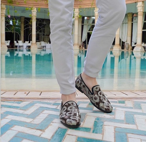 OFF WHITE Scarpe uomo in pelle di mucca retrò personalizzate fatte a mano mocassini slip on scarpe da festa