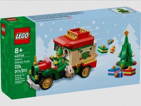 LEGO Santa’s Delivery Truck Building Toy for Kids - Construction Set for Play