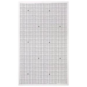 IKEA KUSTFYR Tablecloth, White/Black, 57"x94" (306.204.85) Brand New - Picture 1 of 4