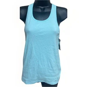 Under Armour Girls Tank Top Size YLG Youth Large Racerback Blue New NWT Athletic - Picture 1 of 10
