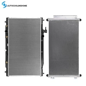 Cooling Radiator And AC Condenser For 2007 2008 2009 Honda CR-V - Picture 1 of 8
