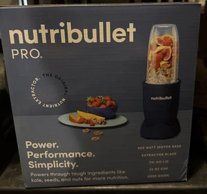 Nutribullet Pro 900-Watt, 32oz. Personal Blender - Indigo Blue - BRAND NEW - Picture 1 of 1