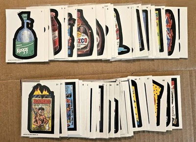 1991 Topps Wacky Packages 1-55 Set with 10 VARIATION Sets RARE ERROR Backs NM - Image 1 of 4