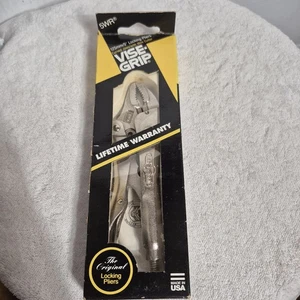 Vintage Vise-Grip 5WR 5" gebogene Backen Arretierzange Drahtschneider Neu aus altem Lagerbestand USA ©1992 - Bild 1 von 10