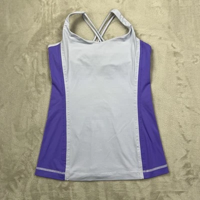 Lululemon Free To Be 背心上衣紫色女式 4 码 — 第 1/4 张图片