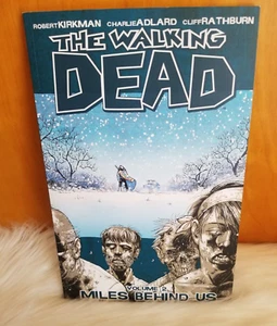 THE WALKING DEAD MILES BEHIND US VOLUME 2 ROBERT KIRKMAN IMAGE COMICS - Picture 1 of 9