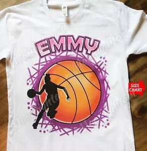 T-shirt personalizzata con nome pallacanestro sport ragazza giocatore basket - Foto 1 di 2