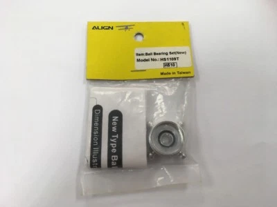 Juego de rodamientos de bolas Align (nuevo) para Trex 450 parte #HS1109T Foto 1 de 4