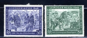 1948 Germany Semi-Postal Stamp Deutsch 2-STAMP SET  MNH OG - Picture 1 of 2