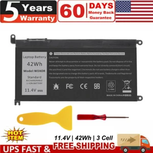 42wh Battery for Dell Inspiron 13 7375 P69G 7378 14 3482 7460 7472 15 5565 5567 - Picture 1 of 12