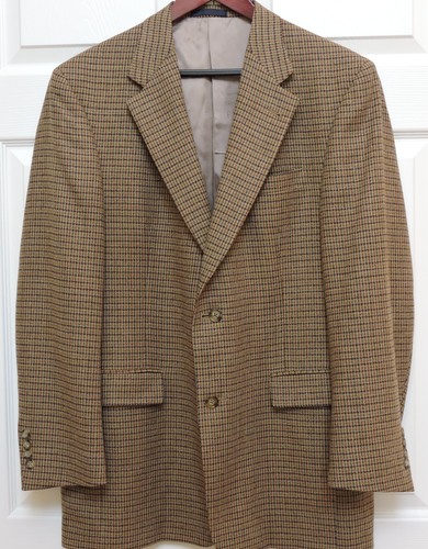 Burberry London Sport Coat 40R Browns Giacca Made in USA OTTIME CONDIZIONI