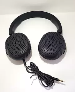 NEU Skullcandy Riff kabelgebundene On-Ear-Kopfhörer mit Mikrofon schwarz offene Verpackung - Bild 1 von 13
