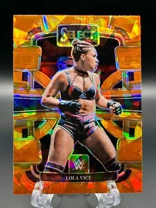 2024 Lola Vice Panini Select WWE Orange Ice Parallel - Picture 1 of 2
