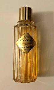 Vintage Worth Je Reviens Paris Eau de Cologne Lalique Glass Bottle 40 Percent - Picture 1 of 9