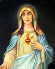 Catholic print picture IMMACULATE HEART of MARY -IH3 - 8"x10" ready to be framed