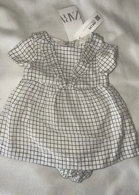 Baby Mädchen Kleid ZARA, Gr. 74 NEU - Bild 1 von 3