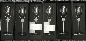 ROSENTHAL VERSACE MEDUSA LUMIERE 6x WEIß WEIN GLÄSER 27CM 1.WAHL UNBENUTZT -OVP - Picture 1 of 5