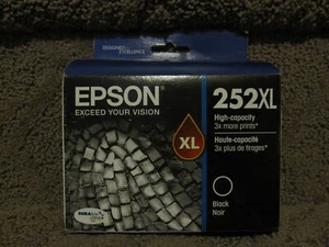 Epson T252XL120 Black Ink Cartridge Genuine # 252 252XL 04.2022 - Bild 1 von 5