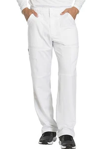 White Dickies Scrubs Dynamix Mens Zip Fly Cargo Pant DK110 WHT - Picture 1 of 6