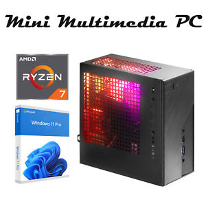 Mini PC ASROCK X300 RGB Ryzen7 5700G 8 núcleos 4,6 GHz - 32 GB - 2 TB SSD - Windows 11