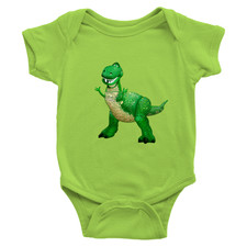 Infant Baby Rib Bodysuit Jumpsuit Babysuits Clothes Gift Cute Cartoon Dinosaur