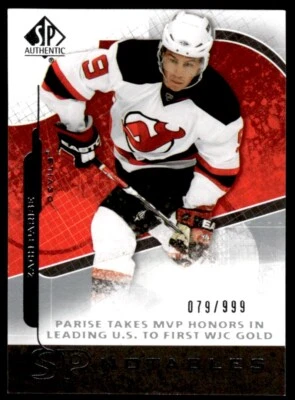 2008-09 SP Authentic NOTABLES Zach Parise /999 New Jersey Devils #160 - Image 1 of 2