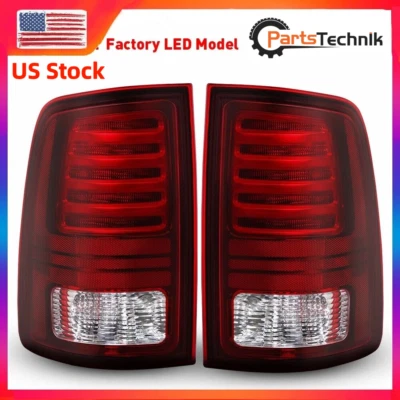 Luces traseras LED para Dodge Ram 1500 2500 3500 2013-2018 lentes rojas izquierda derecha Foto 1 de 4