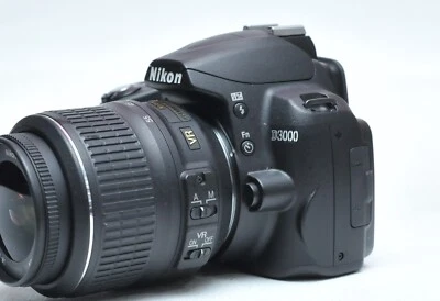 Nikon D3000 DSLR Camera Body W/ AF-S 18-55mm VR Lens - Image 1 of 4