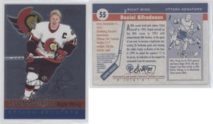 2000-01 Topps Heritage Chrome /555 Daniel Alfredsson #55 HOF