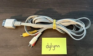 Original Nintendo Wii and Wii U AV Cable - WORKING - Tested and Cleaned  - Picture 1 of 1
