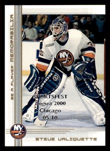 2000-01 BAP Memorabilia Chicago Sportsfest #5 Steve Valiquette /10