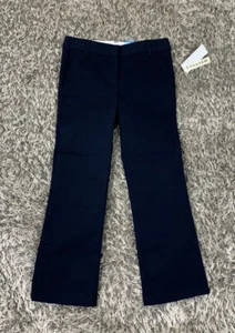 NWT Girls Dockers Approved Schoolwear Pants Size 6 Regular Navy Blue Bootcut - Picture 1 of 6