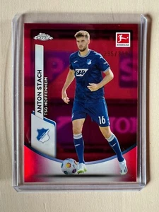 2023/24 TOPPS CHROME Bundesliga ANTON STACH Hoffenheim #399 Magenta Refractor - Picture 1 of 3