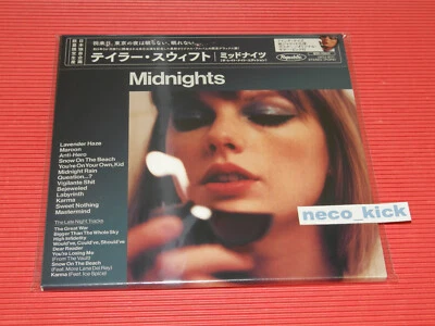 TAYLOR SWIFT MIDNIGHTS THE LATE NIGHT EDITION 7 EP SIZE SLEEVE JAPAN CD 6WT - Image 1 of 3