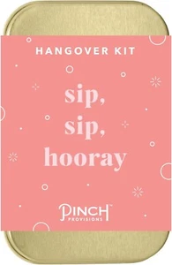 Pinch Provisions Sip Sip Hooray Hangover Kit, 6 After-Party Emergency Essentials - Picture 1 of 6