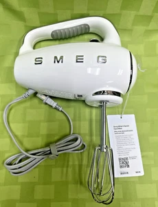Weißer 50er Retro Stil Elektrischer Handmixer mit Set NUR RÜHRBESEN NEU WEISS - Bild 1 von 15