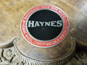 Haynes Houk Wire Wheel Hub Cap Medallions Set of 4