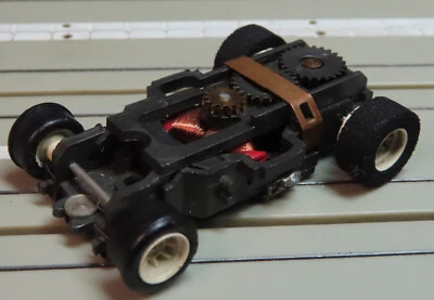 Faller Aurora ~ AFX Motor, 70er Jahre Spielzeug, Hinterreifen sind neu #DEZ1709 - Bild 1 von 2