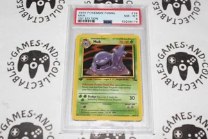 Muk #28/62 - 1st Edition - PSA 8 | Graded - Pokemon TCG Fossil Set - Picture 1 of 3