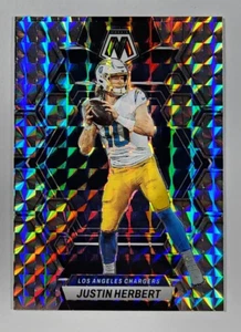 2023 Panini Mosaic Justin Herbert Silver Mosaic Prizm #127 ~ Chargers 🏈 NM - Picture 1 of 6