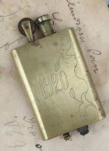 Vintage Brass Petrol Lighter 1920 Trench Art Lighter. For restoration - Picture 1 of 8